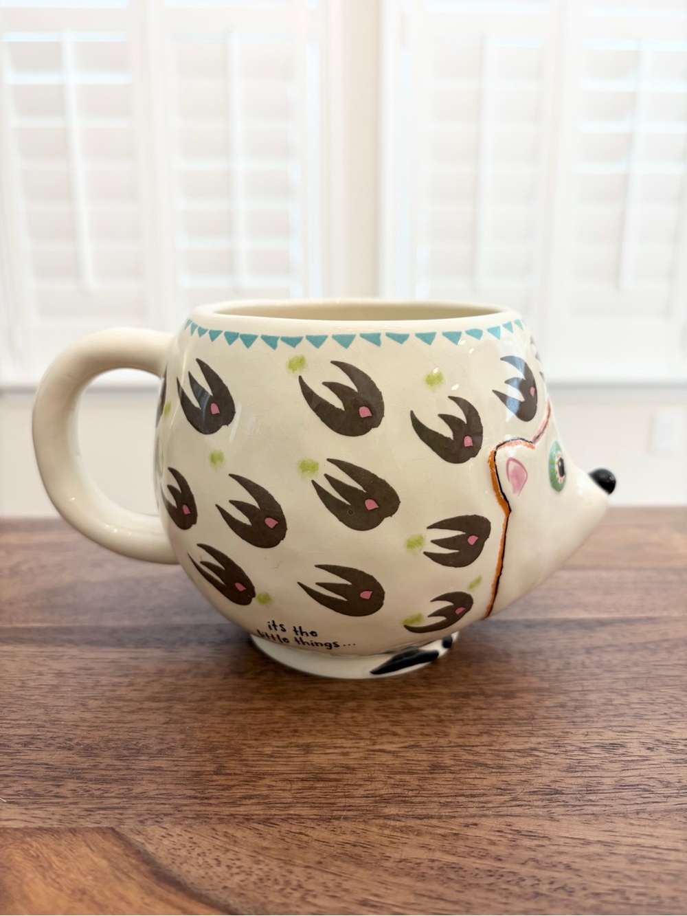 Natural Life 16 oz Hedgehog Mug